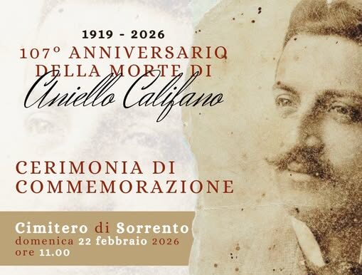 COMMEMORAZIONE ANIELLO CALIFANO. 22 FEBBRAIO 2026